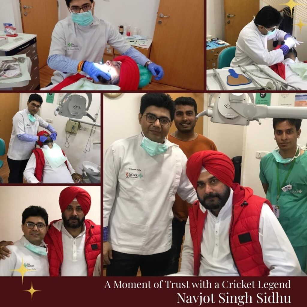 dr sumit datta with navjot singh sidhu