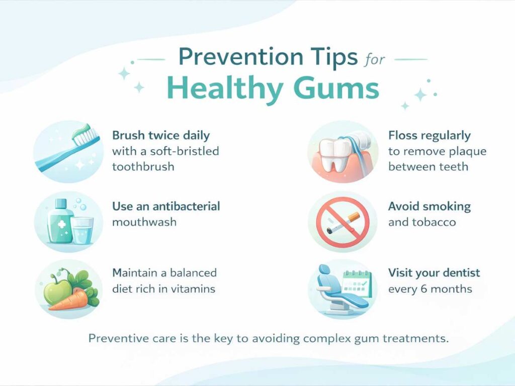 preventive tips fo healthy gums